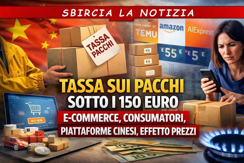 TASSA SUI PACCHI PAGINA WEB